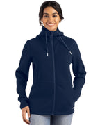 Cutter & Buck® Roam Epic Comfort Recycled Womens Full Zip Hooded Jacket