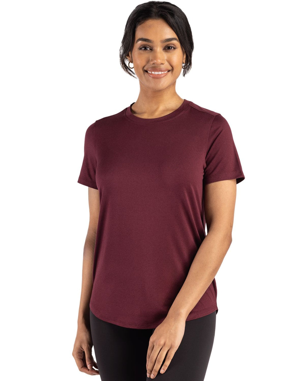 Cutter & Buck® Coastline Epic Comfort Recycled Womens Short Sleeve Tee