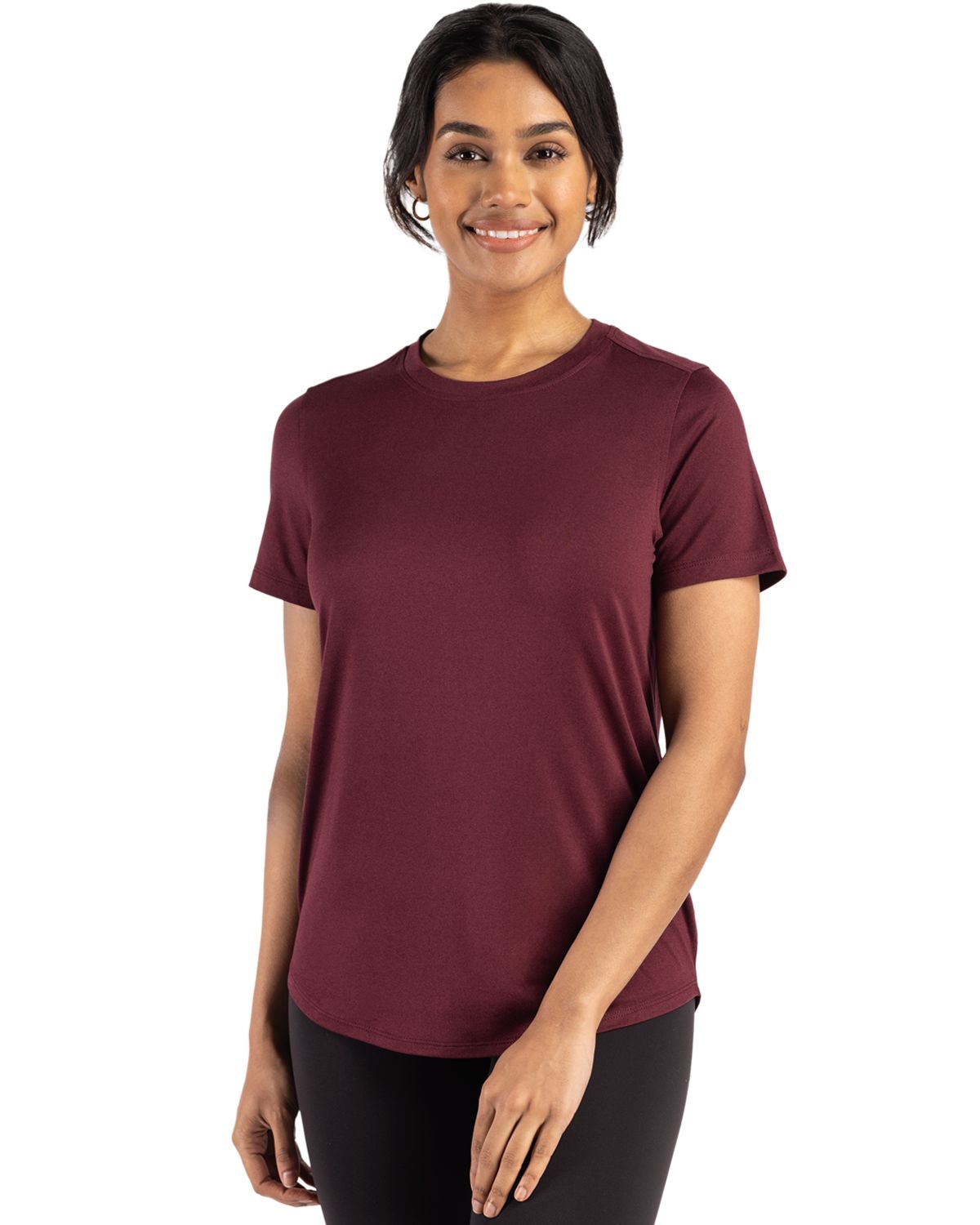Cutter & Buck® Coastline Epic Comfort Recycled Womens Short Sleeve Tee