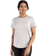 Cutter & Buck® Coastline Epic Comfort Recycled Womens Short Sleeve Tee
