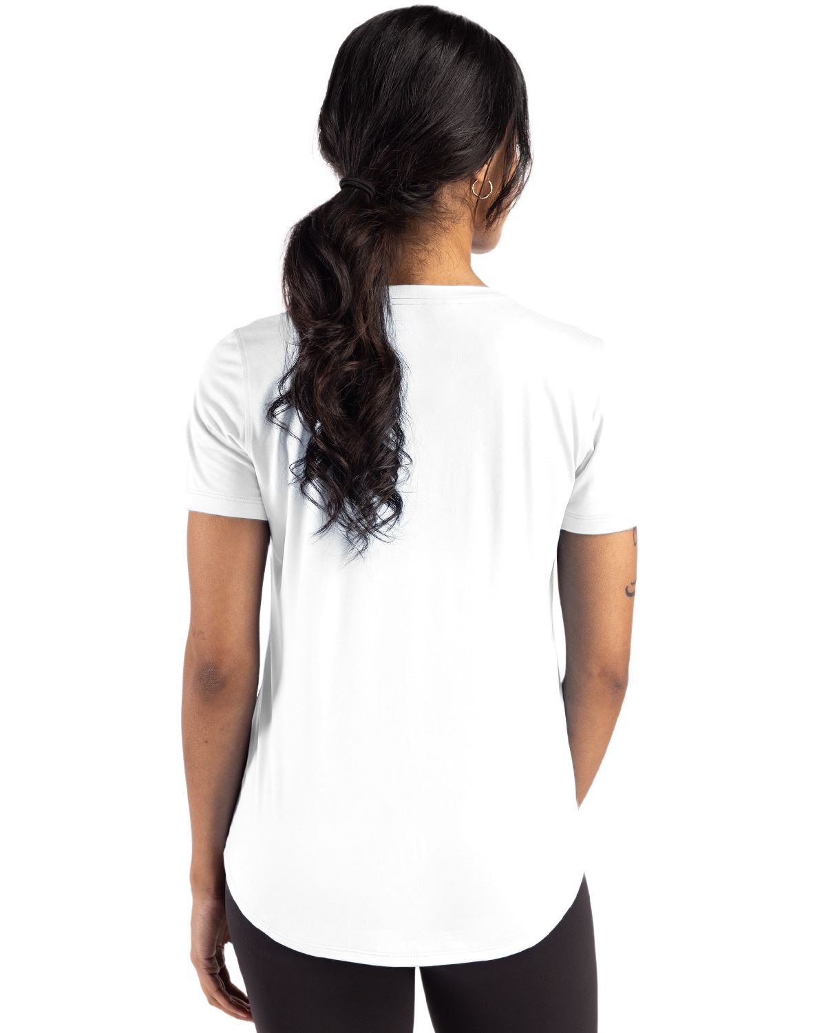 Cutter & Buck® Coastline Epic Comfort Recycled Womens Short Sleeve Tee