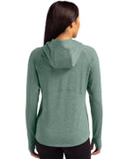 Cutter & Buck® Adapt Knit Recycled Womens Heathered Hooded Pullover