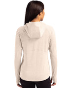 Cutter & Buck® Adapt Knit Recycled Womens Heathered Hooded Pullover