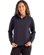 Cutter & Buck® Roam Epic Versatility Recycled Womens Quarter Zip Pullover