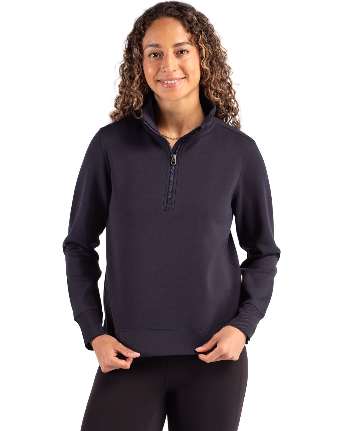 Cutter & Buck® Roam Epic Versatility Recycled Womens Quarter Zip Pullover