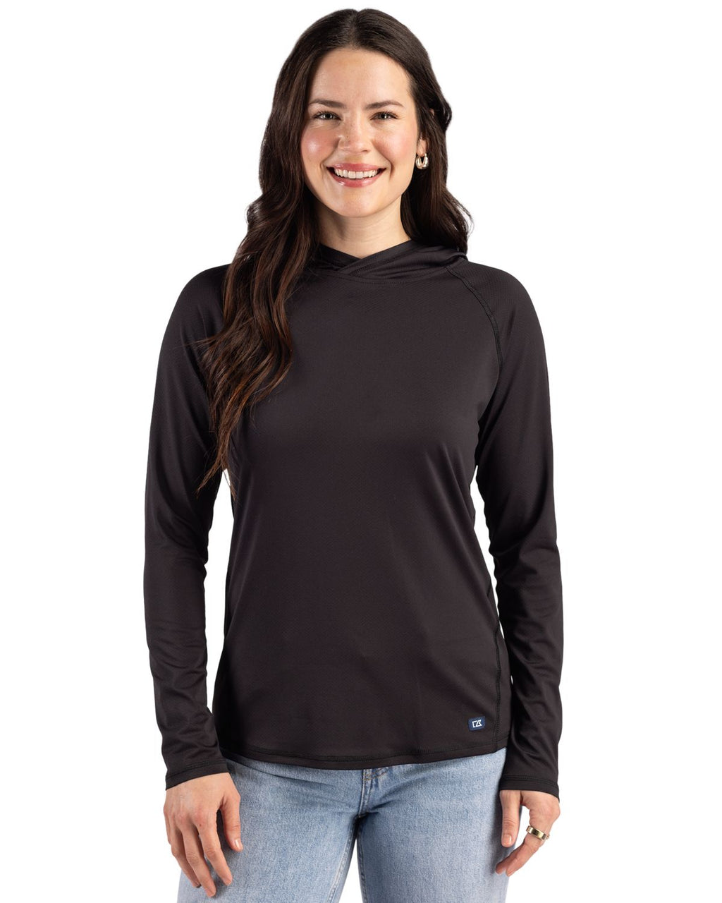 Cutter & Buck Prospect Epic Confidence Recycled Womens Hooded Pullover