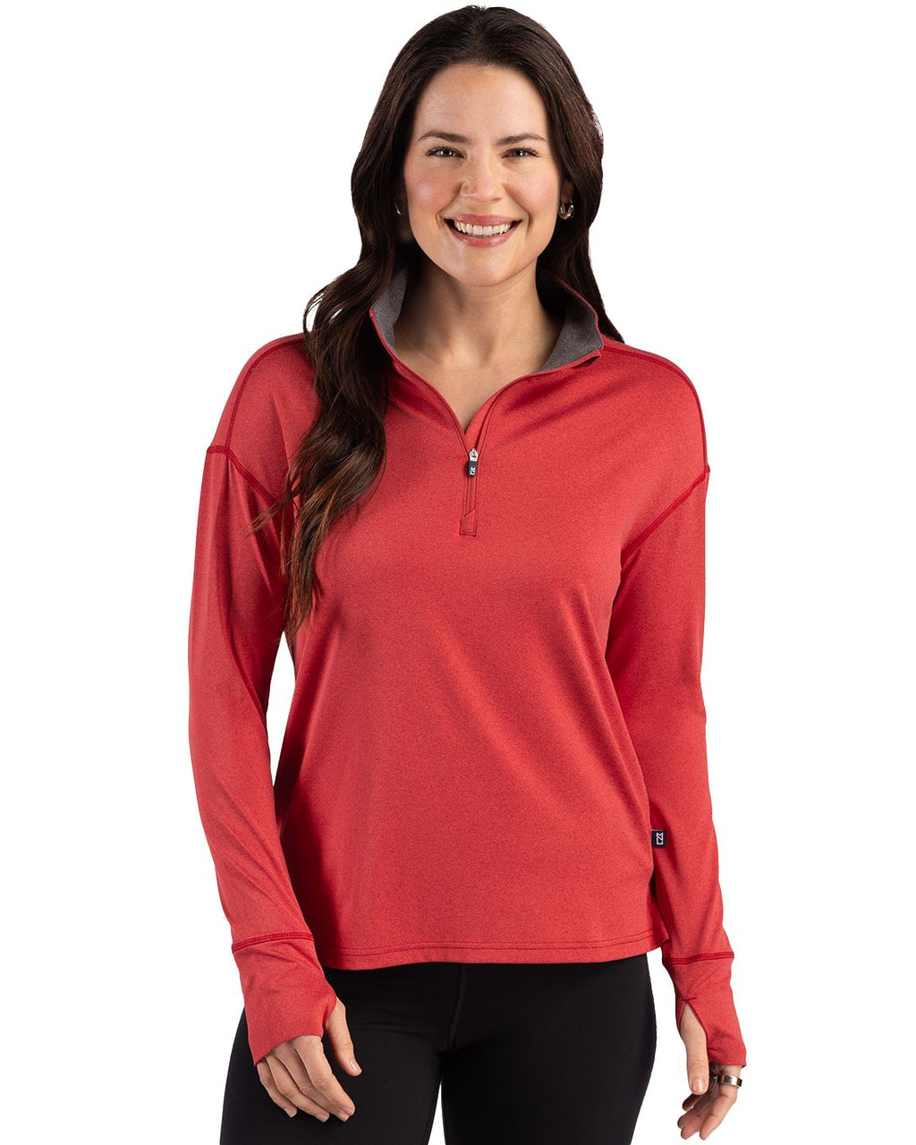 Cutter & Buck Forge Epic Confidence Recycled Womens Quarter Zip