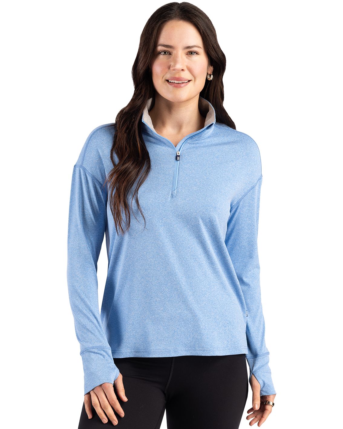 Cutter & Buck Forge Epic Confidence Recycled Womens Quarter Zip