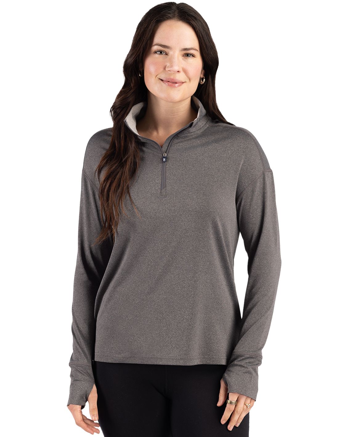 Cutter & Buck Forge Epic Confidence Recycled Womens Quarter Zip