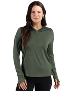 Cutter & Buck Forge Epic Confidence Recycled Womens Quarter Zip