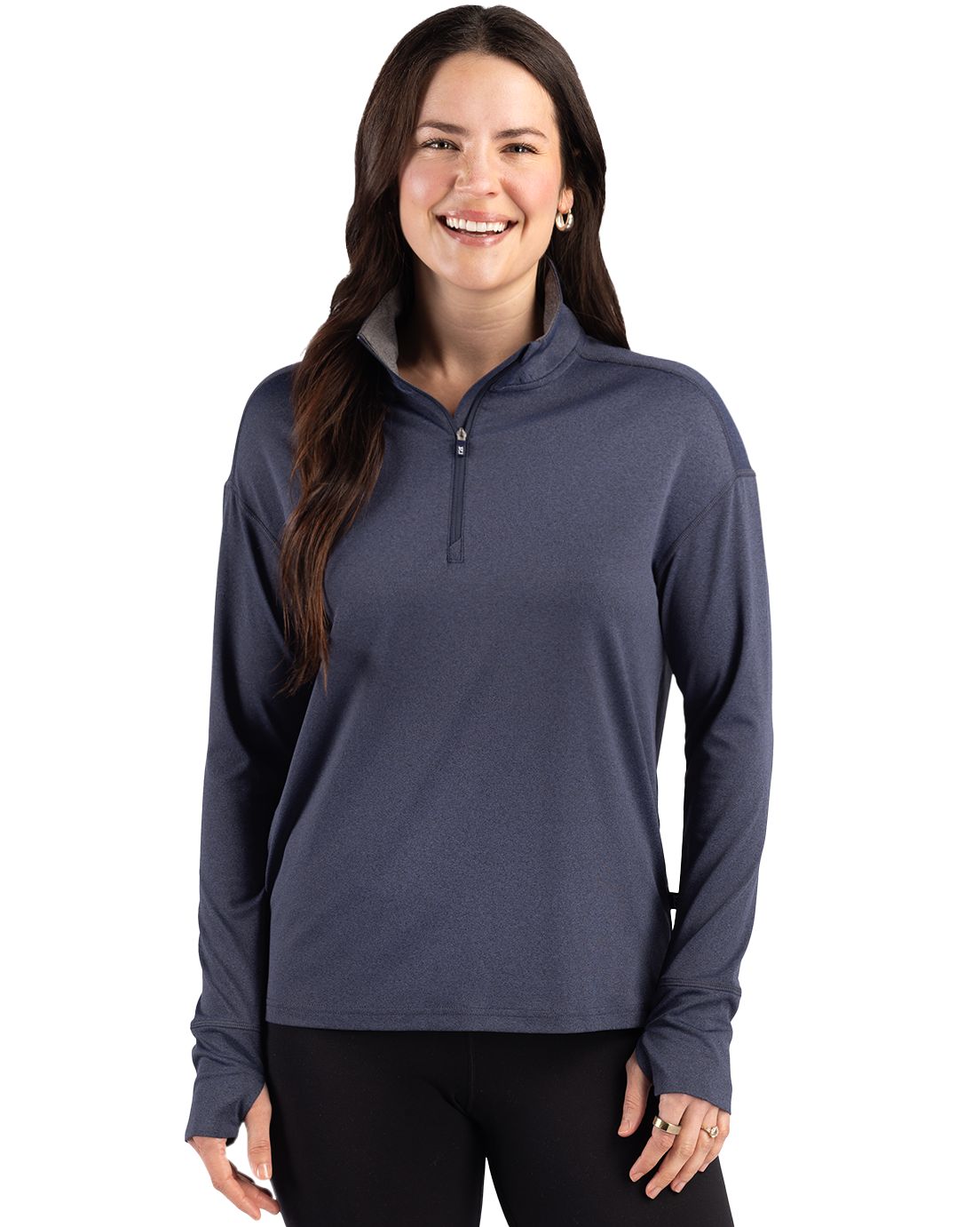 Cutter & Buck Forge Epic Confidence Recycled Womens Quarter Zip