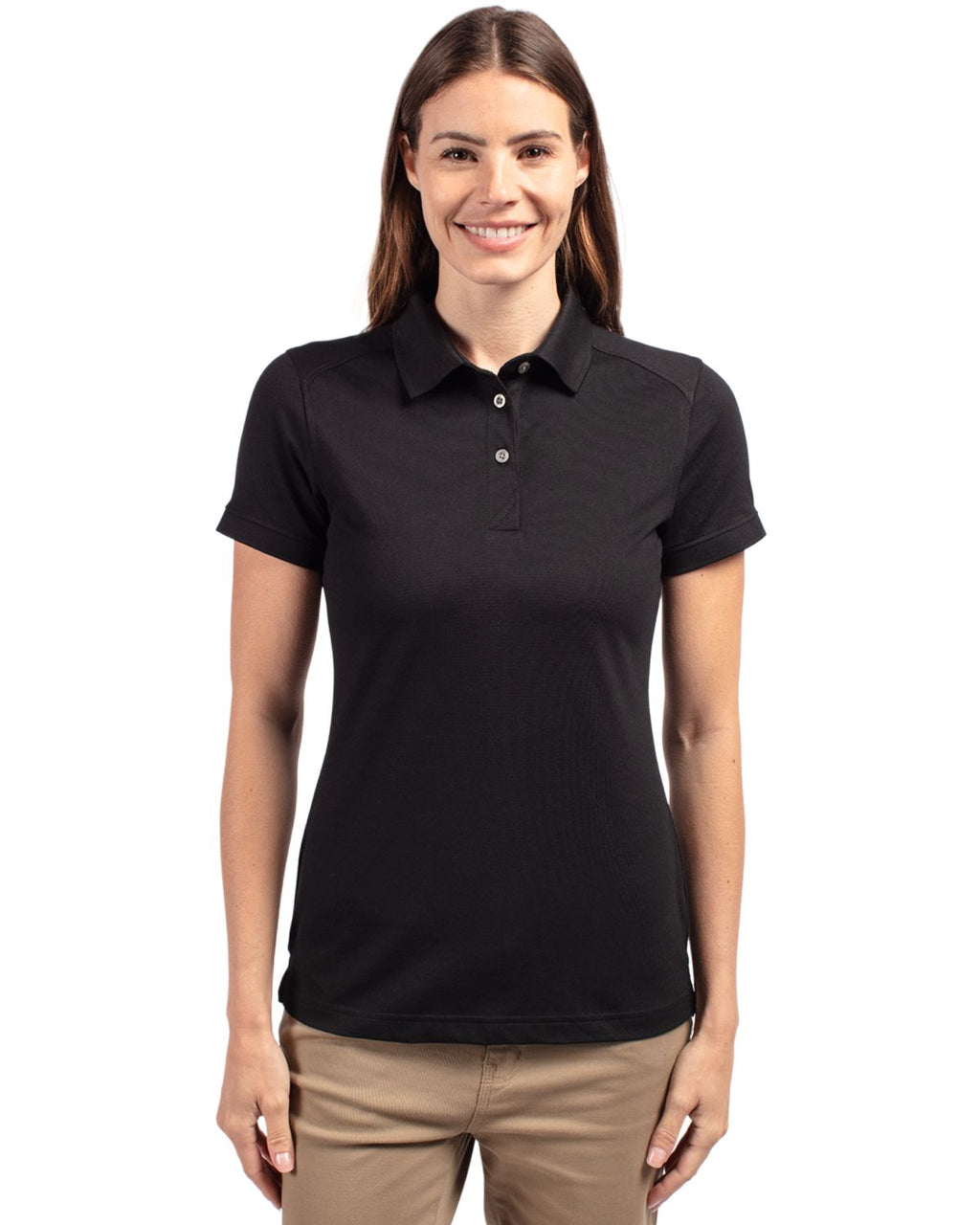 Cutter & Buck® Advantage Eco Tri-Blend Pique Womens Polo