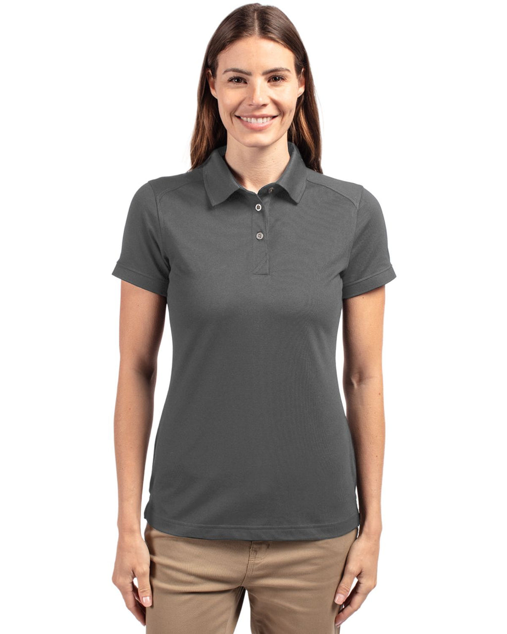 Cutter & Buck® Advantage Eco Tri-Blend Pique Womens Polo