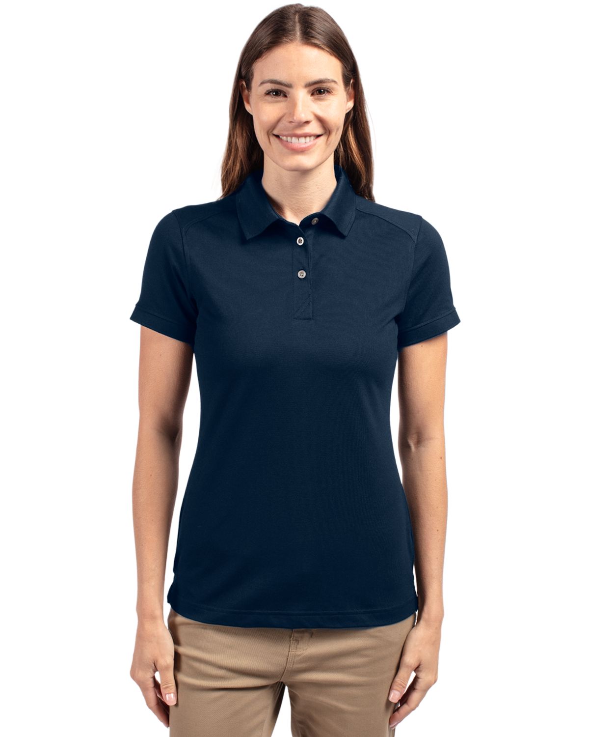 Cutter & Buck® Advantage Eco Tri-Blend Pique Womens Polo