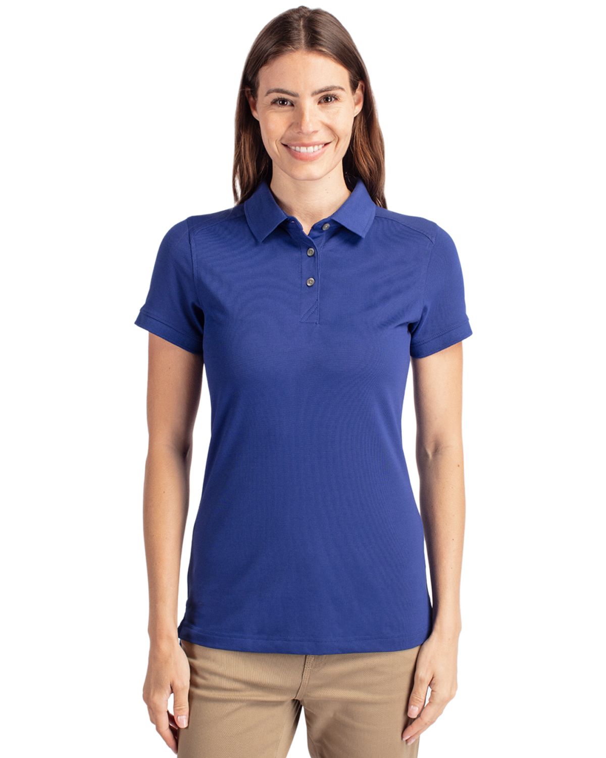 Cutter & Buck® Advantage Eco Tri-Blend Pique Womens Polo