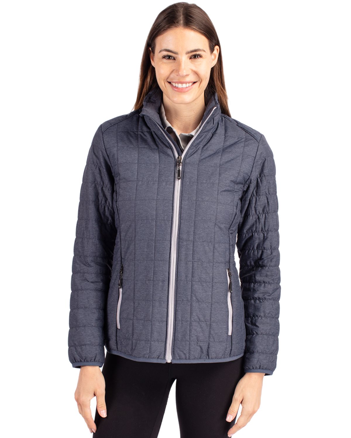 Cutter & Buck® Rainier PrimaLoft®  Womens Eco Insulated Full Zip Puffer Jacket