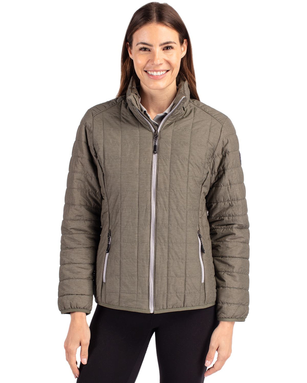 Cutter & Buck® Rainier PrimaLoft®  Womens Eco Insulated Full Zip Puffer Jacket