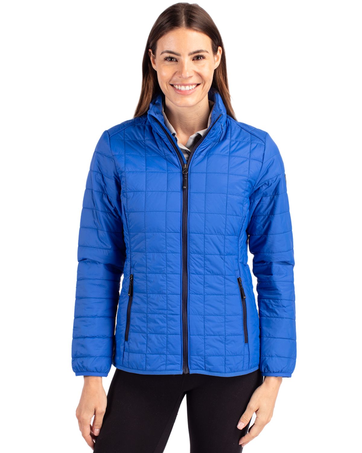 Cutter & Buck® Rainier PrimaLoft®  Womens Eco Insulated Full Zip Puffer Jacket