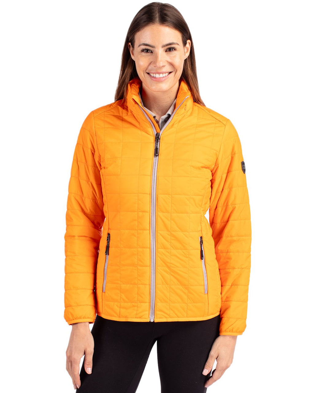 Cutter & Buck® Rainier PrimaLoft®  Womens Eco Insulated Full Zip Puffer Jacket