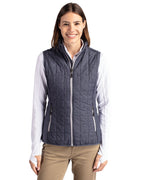 Cutter & Buck® Rainier PrimaLoft® Womens Eco Insulated Full Zip Puffer Vest