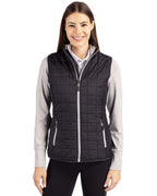 Cutter & Buck® Rainier PrimaLoft® Womens Eco Insulated Full Zip Puffer Vest