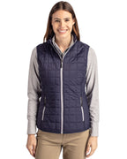 Cutter & Buck® Rainier PrimaLoft® Womens Eco Insulated Full Zip Puffer Vest