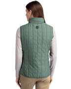 Cutter & Buck® Rainier PrimaLoft® Womens Eco Insulated Full Zip Puffer Vest