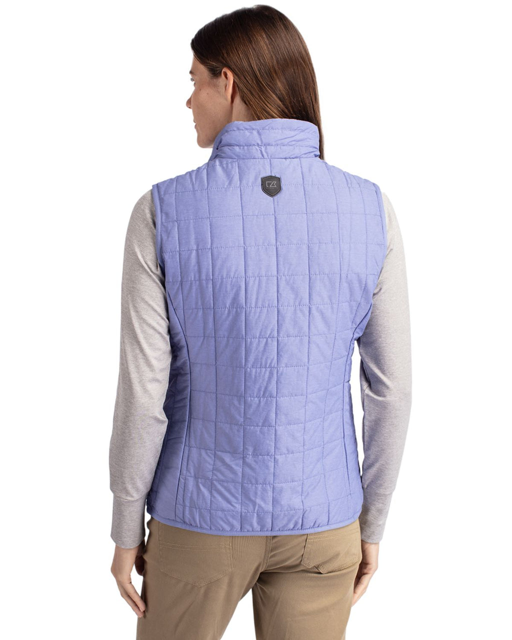 Cutter & Buck® Rainier PrimaLoft® Womens Eco Insulated Full Zip Puffer Vest