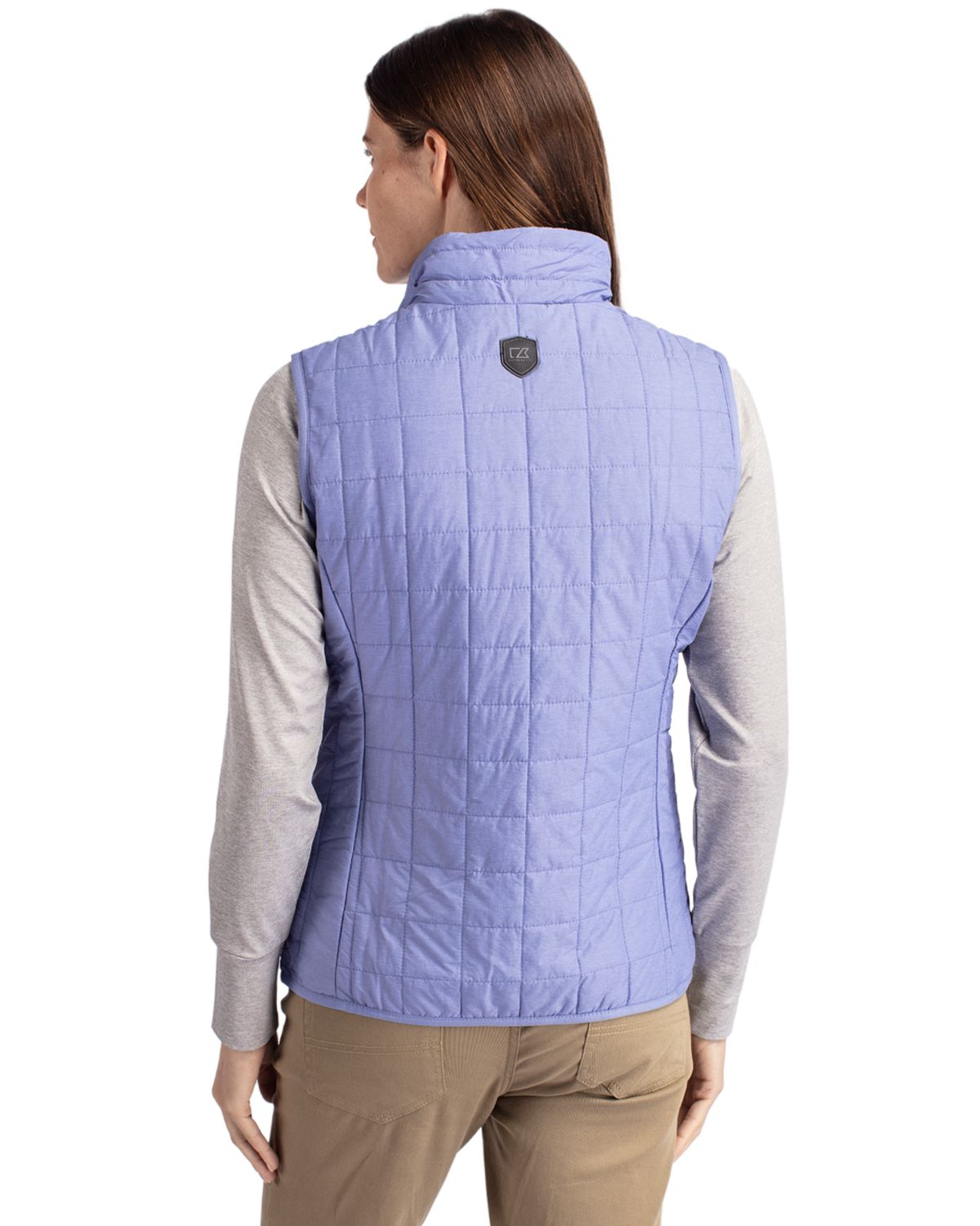 Cutter & Buck® Rainier PrimaLoft® Womens Eco Insulated Full Zip Puffer Vest