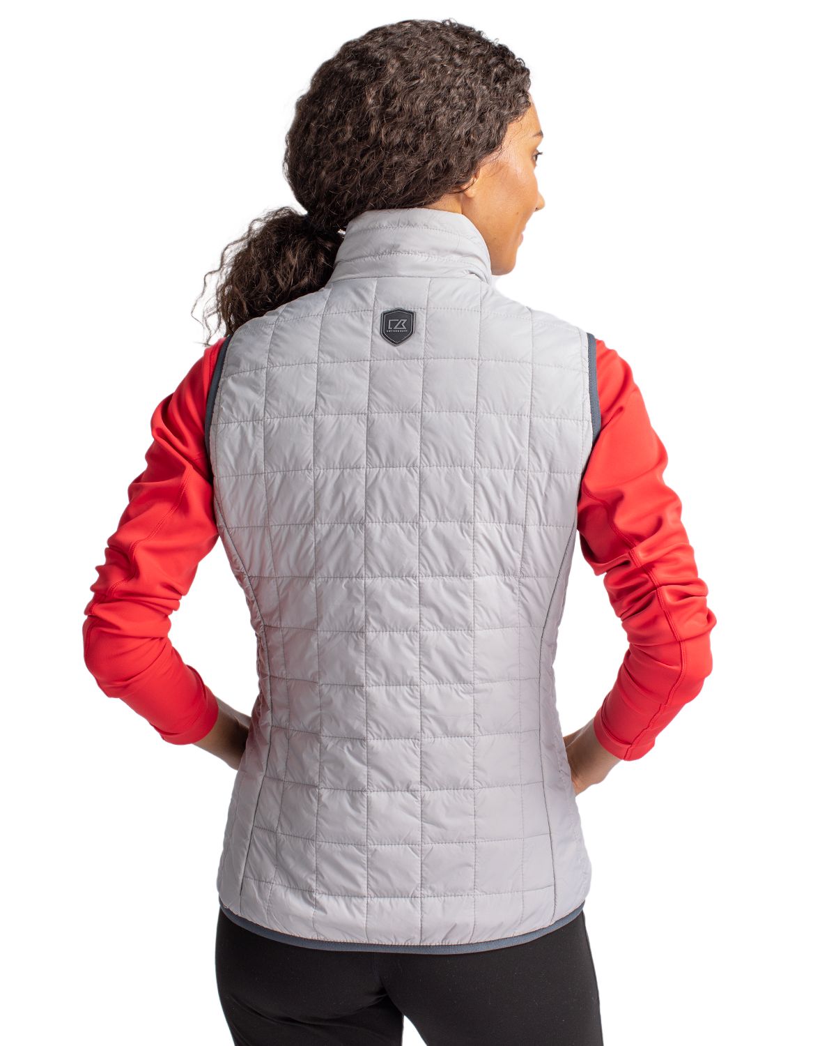 Cutter & Buck® Rainier PrimaLoft® Womens Eco Insulated Full Zip Puffer Vest