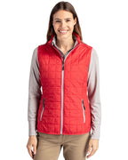 Cutter & Buck® Rainier PrimaLoft® Womens Eco Insulated Full Zip Puffer Vest
