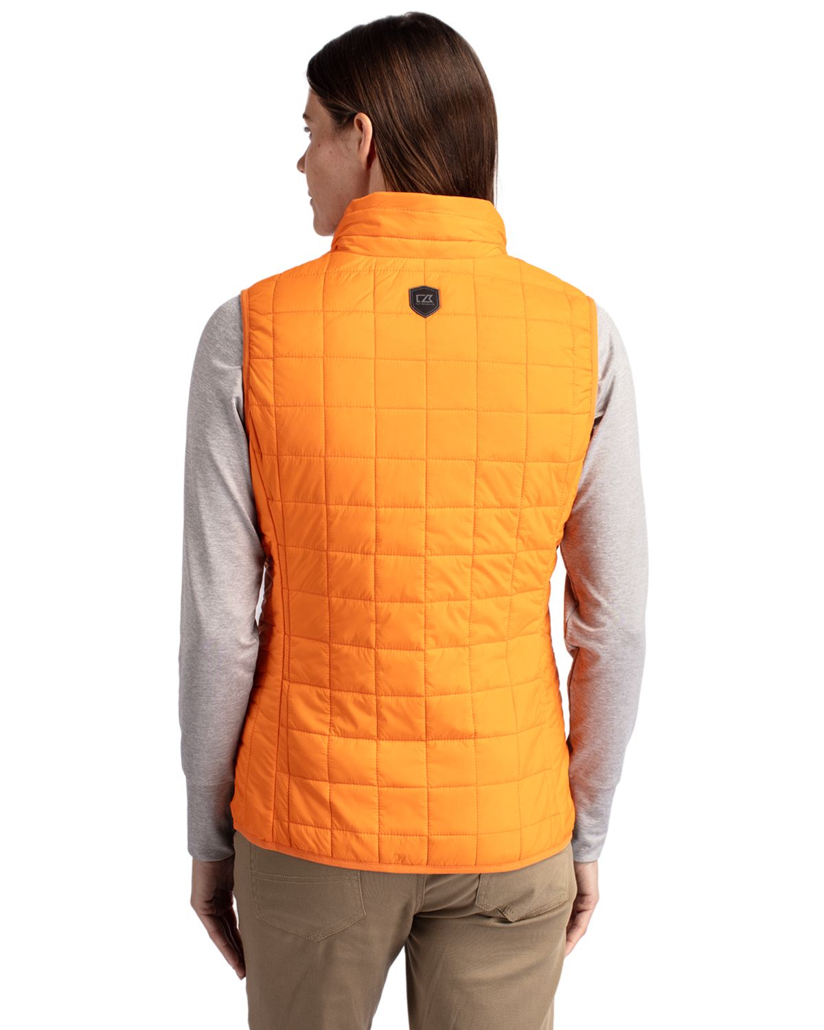 Cutter & Buck® Rainier PrimaLoft® Womens Eco Insulated Full Zip Puffer Vest
