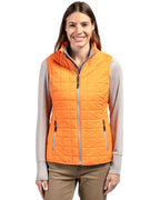 Cutter & Buck® Rainier PrimaLoft® Womens Eco Insulated Full Zip Puffer Vest
