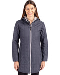 Cutter & Buck® Rainier PrimaLoft®  Womens Eco Insulated Hooded Long Coat