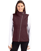 Cutter & Buck® Mainsail Sweater Knit Womens Asymmetrical Vest
