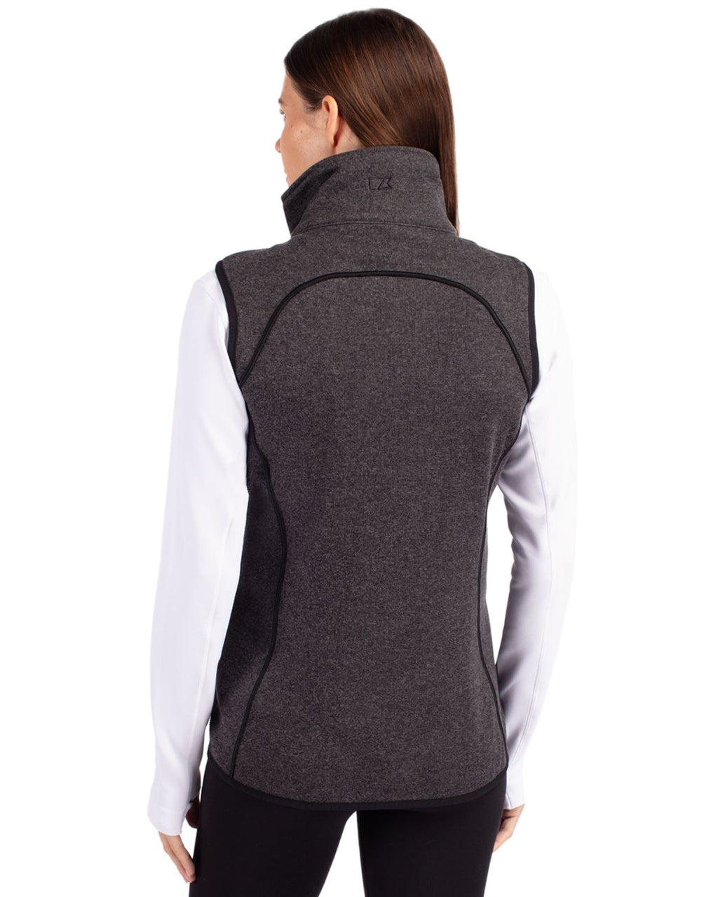 Cutter & Buck® Mainsail Sweater Knit Womens Asymmetrical Vest