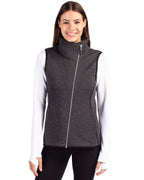 Cutter & Buck® Mainsail Sweater Knit Womens Asymmetrical Vest