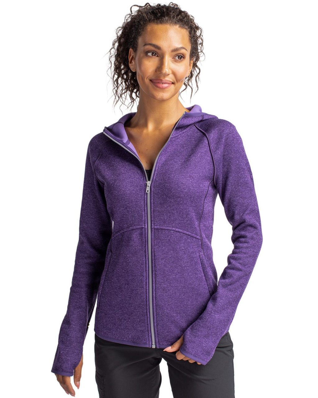 Cutter & Buck® Mainsail Full Zip Hooded Womens Jacket