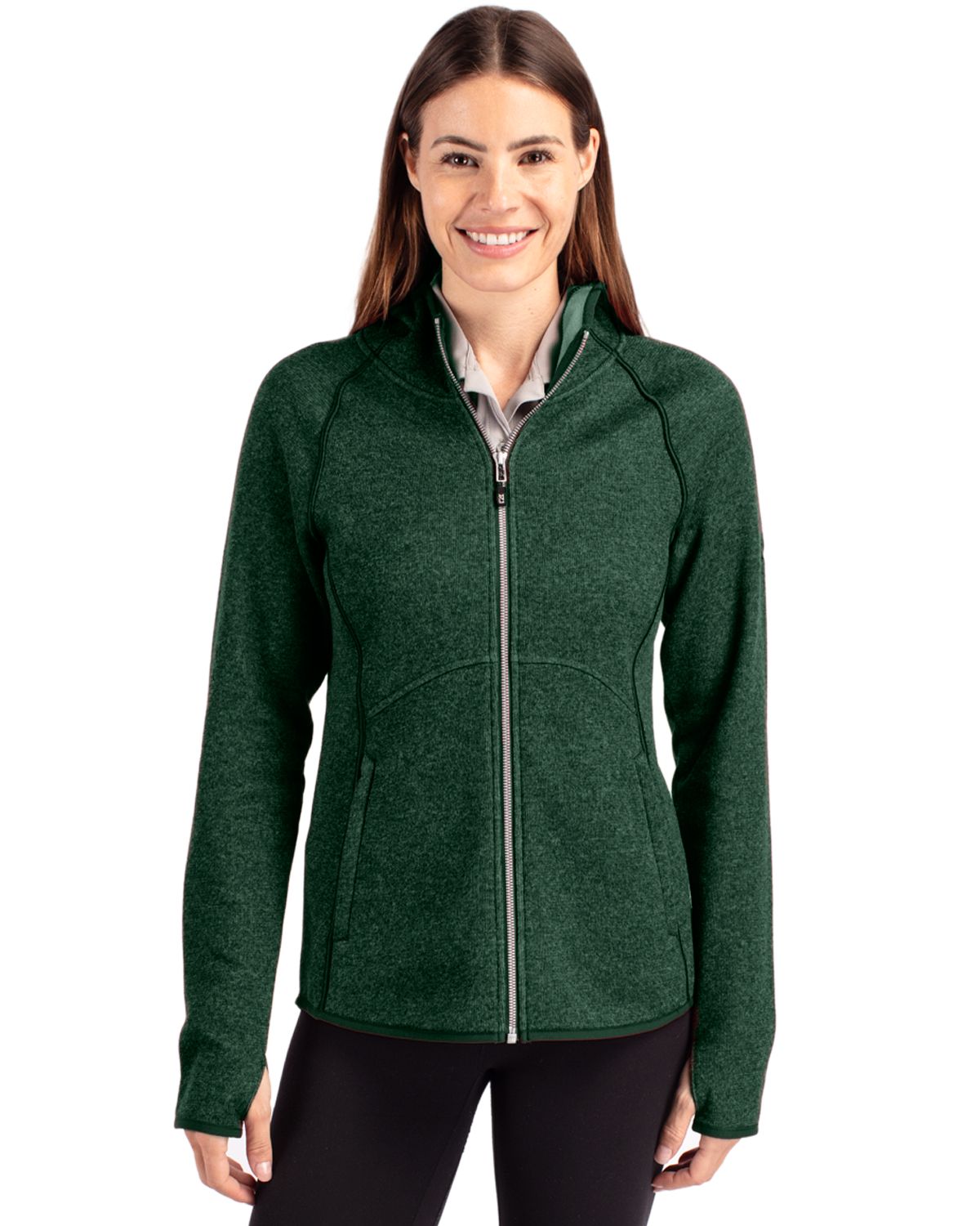 Cutter & Buck® Mainsail Full Zip Hooded Womens Jacket