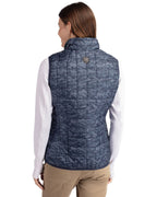Cutter & Buck® Rainier PrimaLoft® Womens Eco Insulated Full Zip Printed Puffer Vest