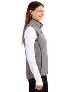 Cutter & Buck Mainsail Sweater Knit Womens Full Zip Vest
