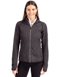 Cutter & Buck® Mainsail Sweater-Knit Womens Full Zip Jacket