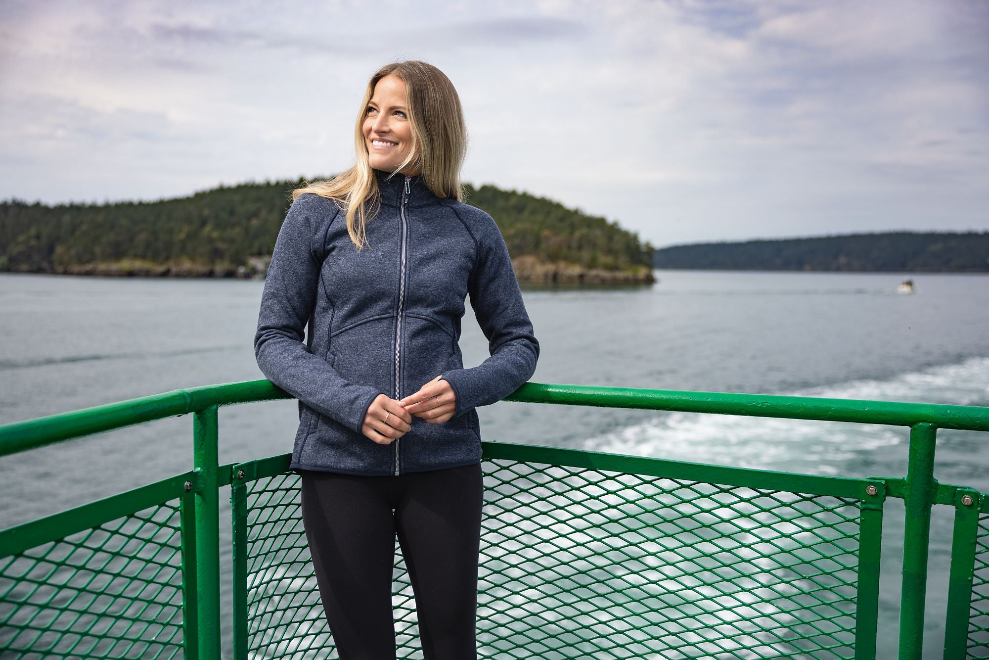 Cutter & Buck® Mainsail Sweater-Knit Womens Full Zip Jacket