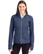 Cutter & Buck® Mainsail Sweater-Knit Womens Full Zip Jacket