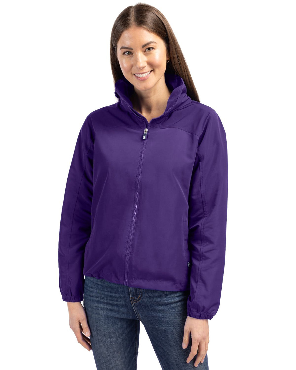 Cutter & Buck® Charter Eco Recycled Womens Full-Zip Jacket