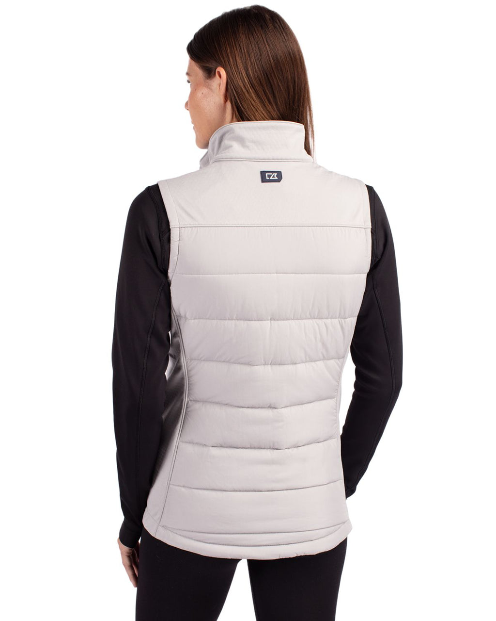 Cutter & Buck® Evoke Hybrid Softshell Recycled Womens Full Zip Vest