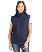 Cutter & Buck® Charter Eco Recycled Full-Zip Womens Vest