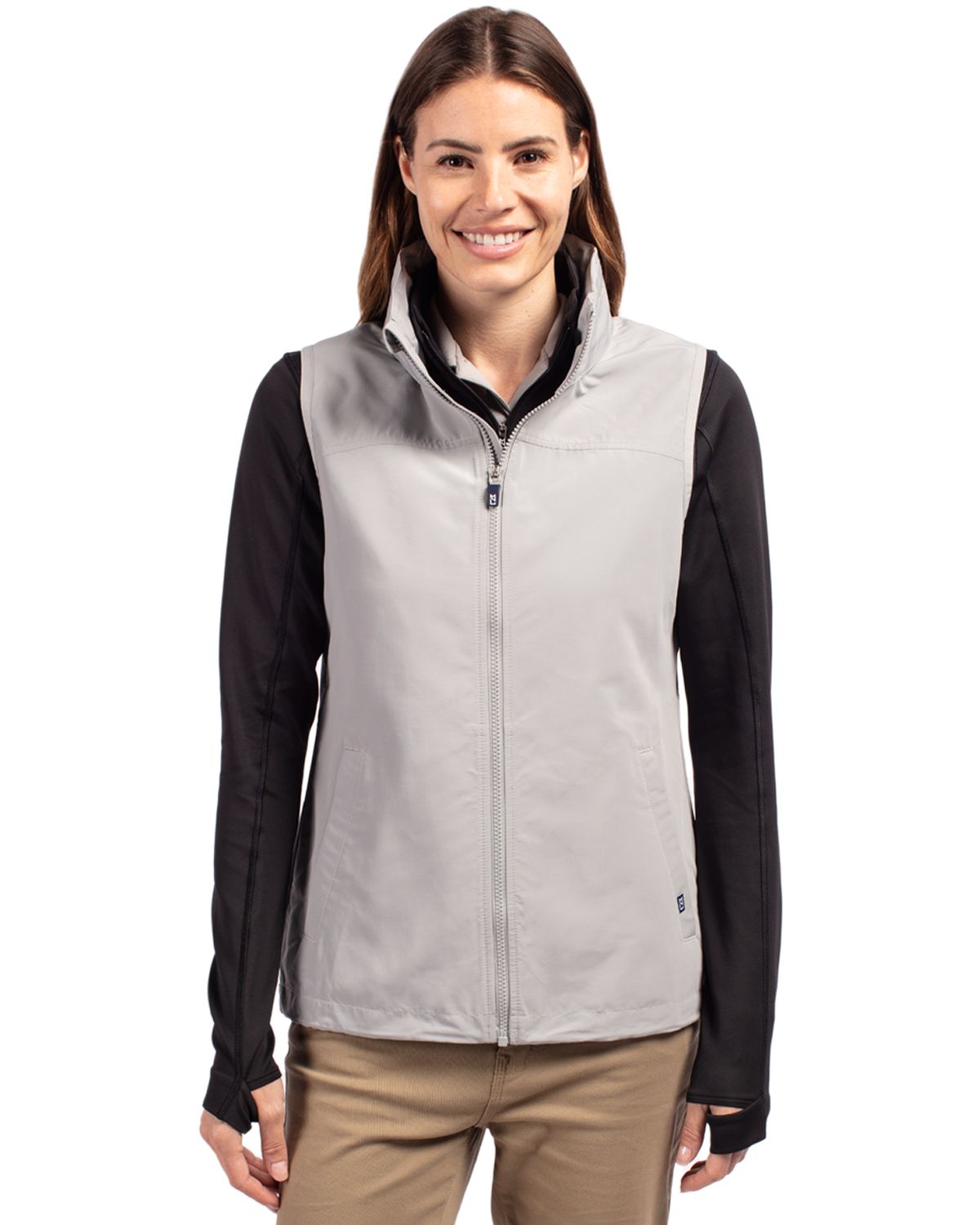 Cutter & Buck® Charter Eco Recycled Full-Zip Womens Vest