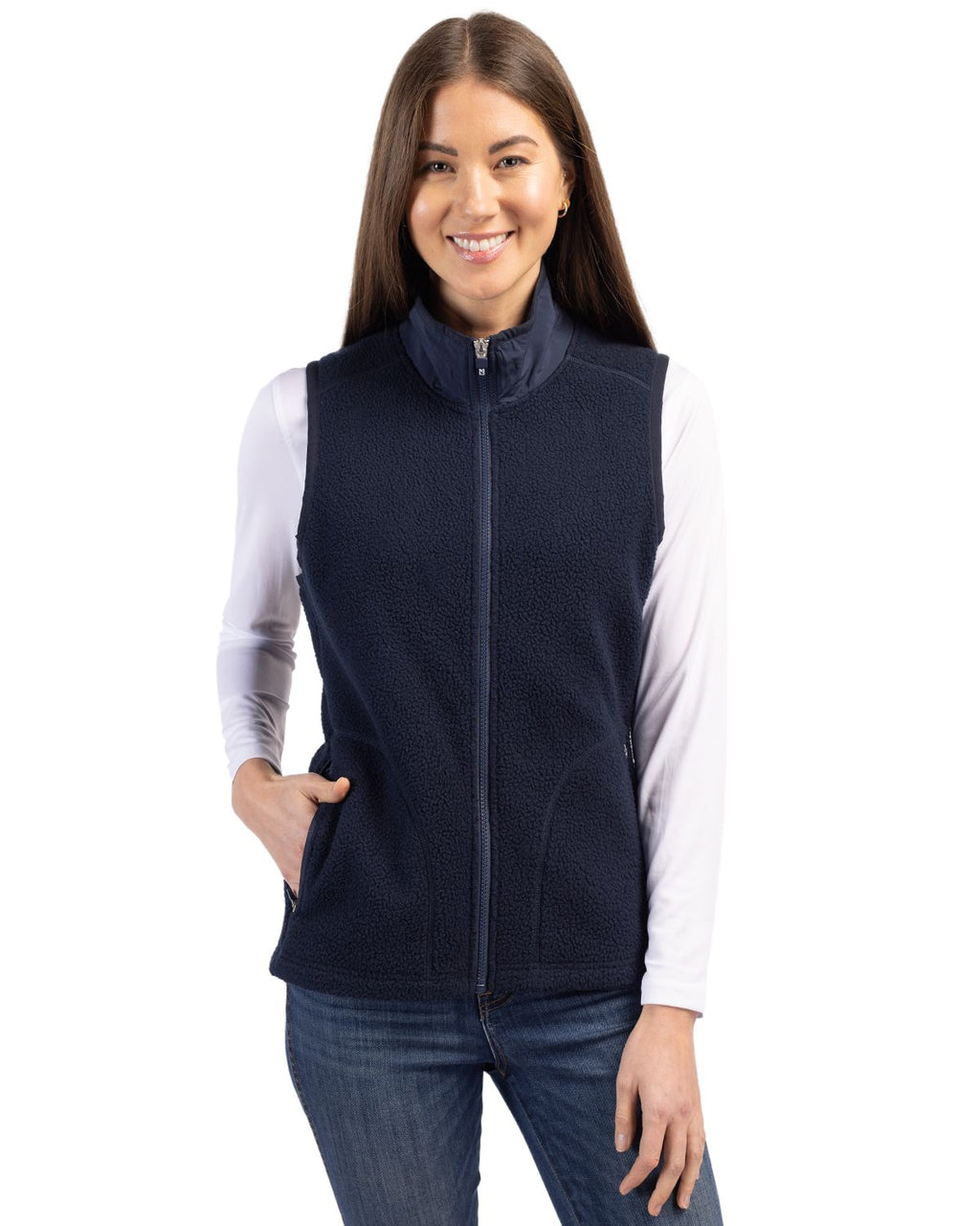 Cutter & Buck® Cascade Eco Fleece Womens Vest