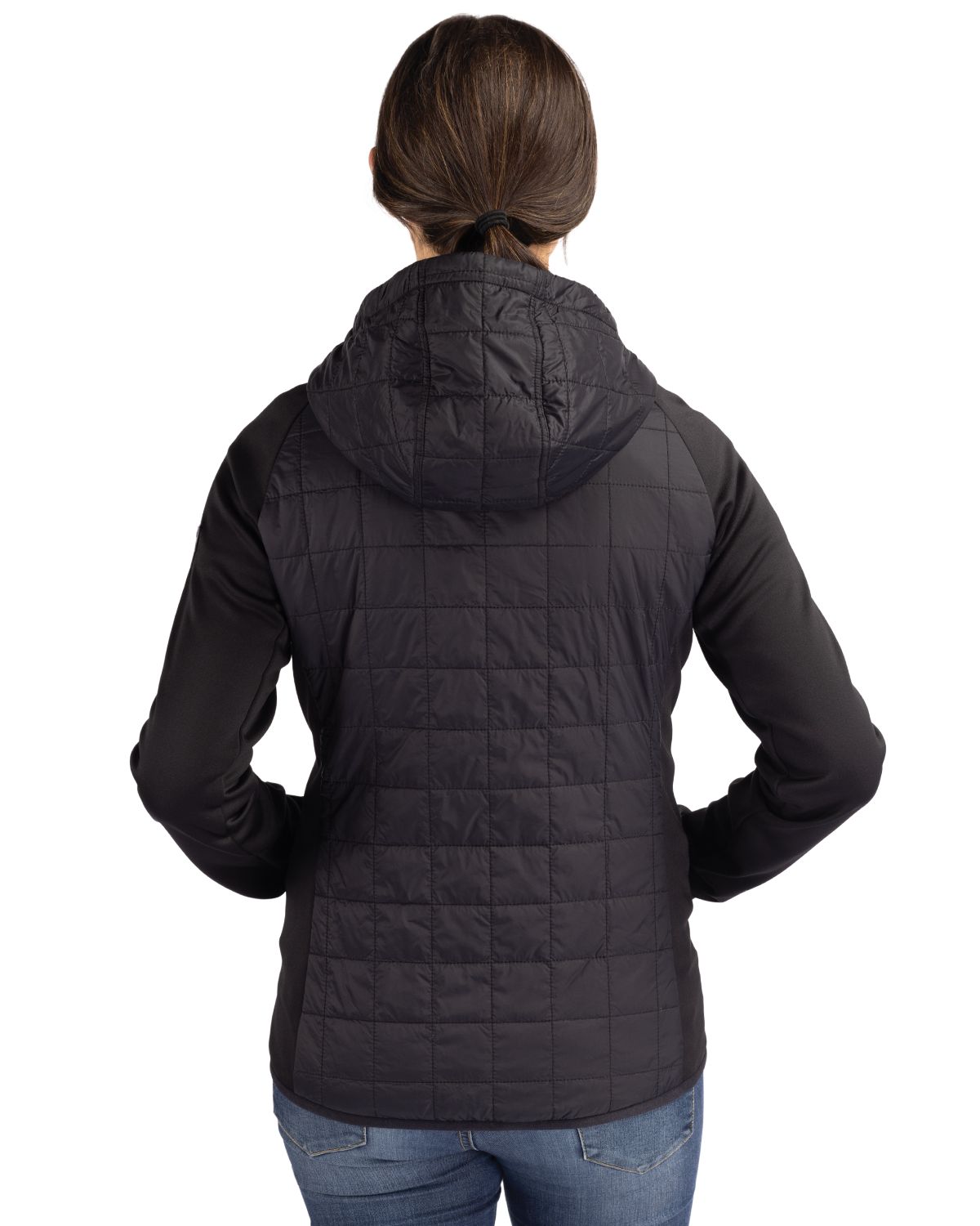 Cutter & Buck® Rainier Primaloft Womens Eco Full Zip Hybrid Jacket